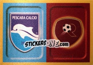 Figurina Scudetto Pescara - Reggina - Calciatori 2013-2014 - Panini