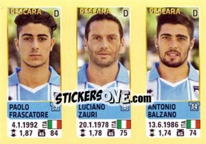 Sticker Frascatore / Zauri / Balzano - Calciatori 2013-2014 n. 715 - Panini