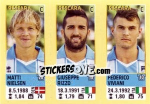 Sticker Nielsen / Rizzo / Viviani - Calciatori 2013-2014 n. 716 - Panini