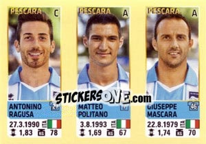 Sticker Ragusa / Politano / Giuseppe Mascara - Calciatori 2013-2014 - Panini