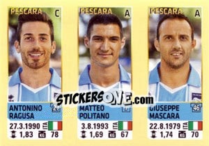 Sticker Ragusa / Politano / Giuseppe Mascara - Calciatori 2013-2014 n. 717 - Panini