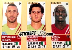 Sticker Benassi / Zandrini / Adejo - Calciatori 2013-2014 n. 721 - Panini
