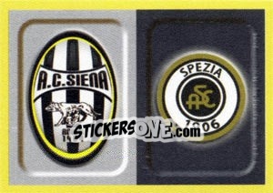 Sticker Scudetto Siena - Spezia