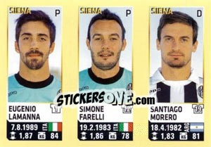 Sticker Lamanna / Farelli / Morero - Calciatori 2013-2014 - Panini