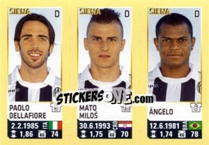 Figurina Dellafore / Milos / Angelo - Calciatori 2013-2014 - Panini