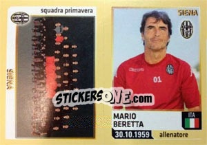 Sticker Beretta - Siena Primavera - Calciatori 2013-2014 - Panini