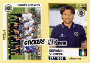Sticker Stroppa - Spezia Primavera - Calciatori 2013-2014 n. 744 - Panini