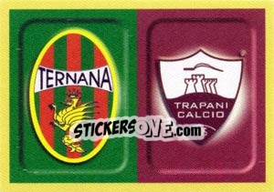 Sticker Scudetto Ternana -Trapani - Calciatori 2013-2014 n. 745 - Panini
