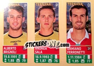 Sticker Brignoli / Sala / Ferronetti - Calciatori 2013-2014 n. 747 - Panini