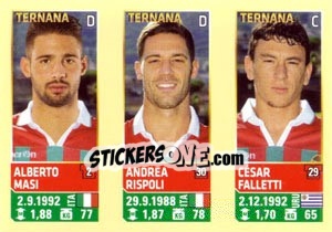Sticker Masi / Rispoli / Falletti - Calciatori 2013-2014 n. 749 - Panini