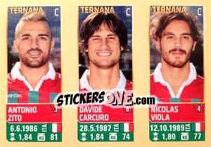 Sticker Zito / Carcuro / Viola - Calciatori 2013-2014 n. 750 - Panini