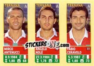 Cromo Antenucci / Nole / Ceravolo - Calciatori 2013-2014 - Panini