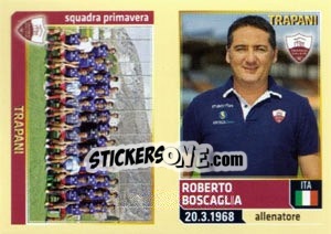 Sticker Boscaglia - Trapani Primavera - Calciatori 2013-2014 n. 761 - Panini