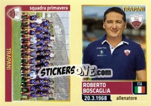 Figurina Boscaglia - Trapani Primavera - Calciatori 2013-2014 - Panini