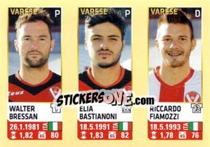 Sticker Bressan / Bastianoni / Fiamozzi - Calciatori 2013-2014 - Panini