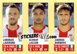 Sticker Laverone / Lazaar / Barberis - Calciatori 2013-2014 - Panini