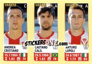 Sticker Cristiano / Calil / Lupoli - Calciatori 2013-2014 - Panini