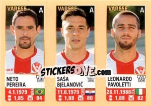Sticker Pereira / Bjelanovic / Pavoletti - Calciatori 2013-2014 n. 769 - Panini