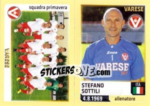 Sticker Sottili - Varese Primavera - Calciatori 2013-2014 - Panini