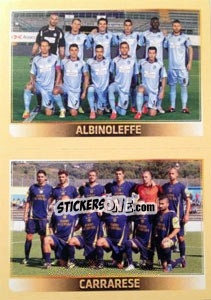 Sticker Squadra (Albinoleffe - Carrarese) - Calciatori 2013-2014 - Panini