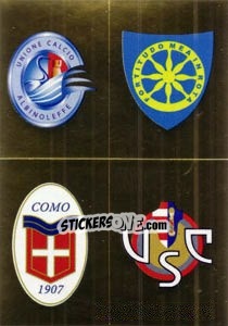 Cromo Scudetto (Albinoleffe - Carrarese - Como - Cremonese)