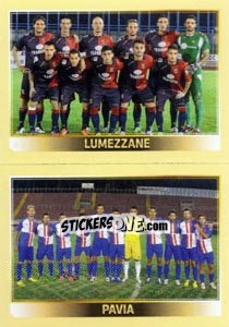 Figurina Squadra (Lumezzane - Pavia) - Calciatori 2013-2014 - Panini