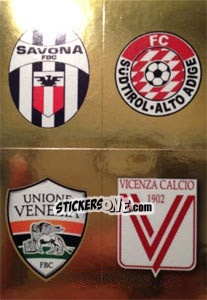Figurina Scudetto (Savona - Sudtiro/Alto Adige - Unone Venezia - Vicenza) - Calciatori 2013-2014 - Panini