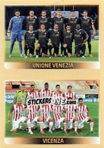 Cromo Squadra (Unone Venezia - Vicenza) - Calciatori 2013-2014 - Panini