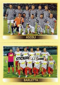 Figurina Squadra (Ascoli-Barletta) - Calciatori 2013-2014 - Panini