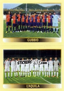 Cromo Squadra (Gubbo - L'Aquila) - Calciatori 2013-2014 - Panini