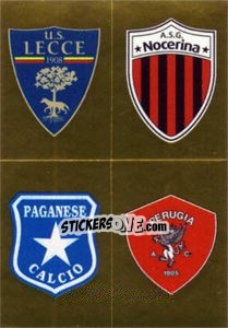 Sticker Scudetto (Lecce - Nocerina - Paganese - Perugia)