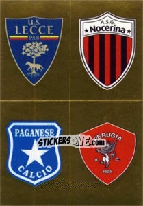 Cromo Scudetto (Lecce - Nocerina - Paganese - Perugia) - Calciatori 2013-2014 - Panini