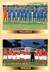 Figurina Squadra (Paganese - Perugia) - Calciatori 2013-2014 - Panini