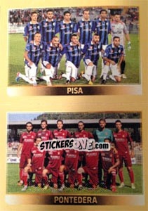 Figurina Squadra (Pisa - Pontedera) - Calciatori 2013-2014 - Panini