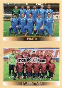 Figurina Squadra (Prato - Salernitana) - Calciatori 2013-2014 - Panini