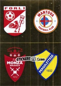 Sticker Scudetto (Forfi - Mantova - Monza - Pergolettesse) - Calciatori 2013-2014 n. 807 - Panini