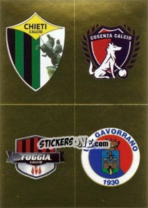 Cromo Scudetto (Chieti - Cosenza - Foggia - Gavorrano) - Calciatori 2013-2014 - Panini