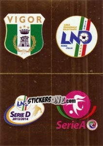 Cromo Scudetto (Vigor Lamezia - Lega Nazonale Diletta)