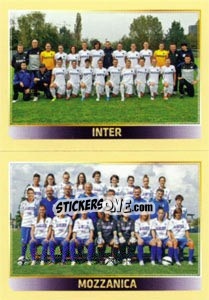 Figurina Squadra (Inter - Mozzanica) - Calciatori 2013-2014 - Panini