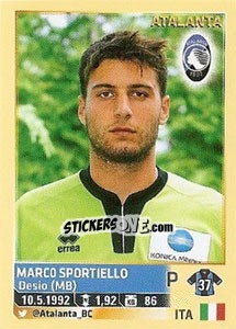 Figurina Marco Sportiello (Atalanta) - Calciatori 2013-2014 - Panini
