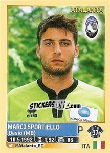 Sticker Marco Sportiello (Atalanta) - Calciatori 2013-2014 n. A1 - Panini