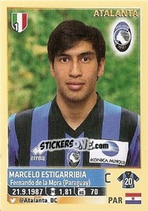 Sticker Marcelo Estigarribia (Atalanta) - Calciatori 2013-2014 n. A4 - Panini