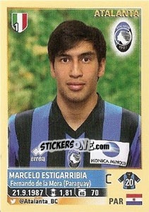 Figurina Marcelo Estigarribia (Atalanta) - Calciatori 2013-2014 - Panini