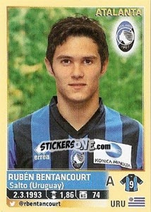 Cromo Ruben Bentancourt (Atalanta) - Calciatori 2013-2014 n. A5 - Panini