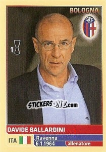 Sticker Davide Ballardini (Bologna) - Calciatori 2013-2014 n. A6 - Panini