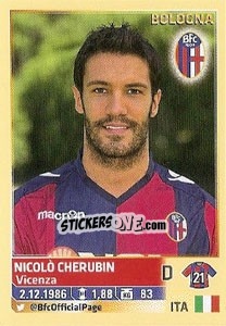 Sticker Nicolo Cherubin (Bologna) - Calciatori 2013-2014 - Panini