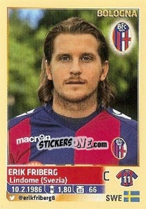 Sticker Erik Friberg (Bologna) - Calciatori 2013-2014 n. A8 - Panini