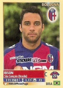 Cromo Ibson (Bologna) - Calciatori 2013-2014 - Panini