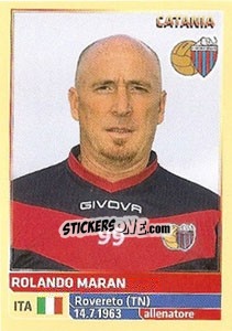 Figurina Rolando Maran (Catania) - Calciatori 2013-2014 - Panini