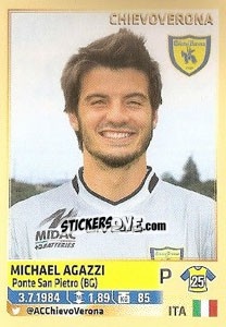 Cromo Michael Agazzi (Chievoverona) - Calciatori 2013-2014 - Panini